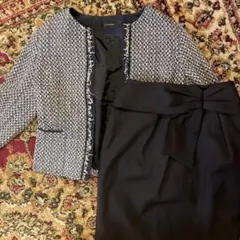 ツイードジャケットとタイトスカートセット 日本製