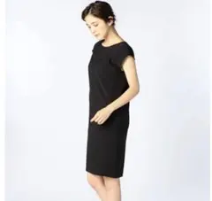 クールモーションタックワンピース ブラック