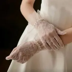 ウェディング　レース手袋　グローブ