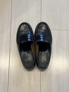 HARUTA ブラック ローファー