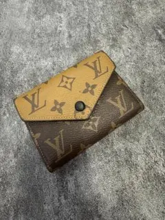 【限定値段】 三つ折り財布 ブラウン