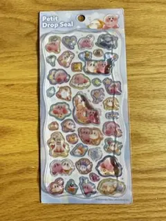 カービィ プチドロップシール　ブルー　ボンボンドロップシール