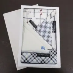 141【未使用】BURBERRY バーバリー ハンカチ 3点セット