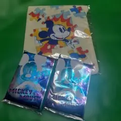 ディズニー　ミッキー　巾着　ティッシュ