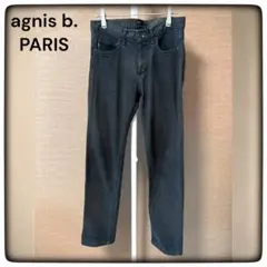 希少レア　agnes b. 90’s ストレートレザーパンツ USED] アニエスb レザーパンツ | garden730