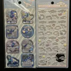 シナモロール、ボンボンドロップシール、ウォーターシール2点セット