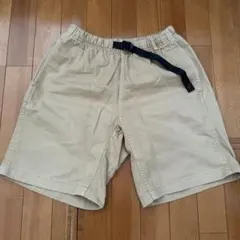 GRAMICCI グラミチ ハーフパンツ ベージュ ウェビングベルトS