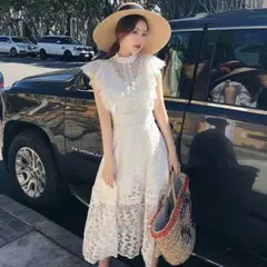 レース マーガレット ワンピース ○ スナイデル ミュウミュウ9