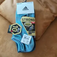 新品未使用)adidas！靴下3足組！24~26cm定価1408円！耐久性10倍