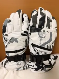 Atercel スキーグローブ ブルー・ホワイト Mサイズ