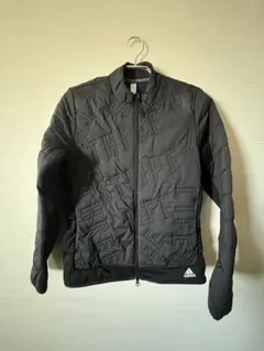 adidas ブラック ジップアップアウター