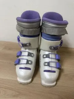 MID Classic 子ども用スキーブーツ ホワイト/パープル
