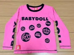 BABYDOLL 長袖カットソー ピンク　110