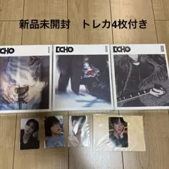 ジン　ECHO 新品未開封３種　トレカ4枚