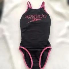 Speedo 競泳水着 黒/ピンク - メルカリ
