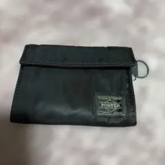 PORTER タンカー　ブラック 三つ折り財布