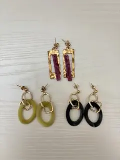 ピアス3点セット