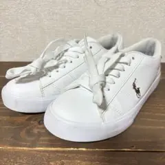 【美品】POLO レザースニーカー 24cm