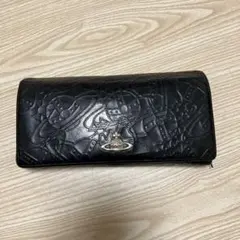 Vivienne Westwood 長財布 型押し ボタン式 ヴィヴィアン