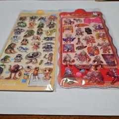 水入りイタリアンブレインロッドボンボンドロップシールとウルトラマンシール　２