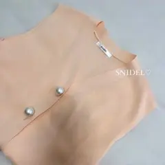 SNIDEL スナイデル　ベスト　コーラルピンク