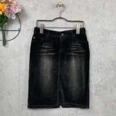 【美品】VIRCA PHRASE ひざ丈スカート コーデュロイ タイト S