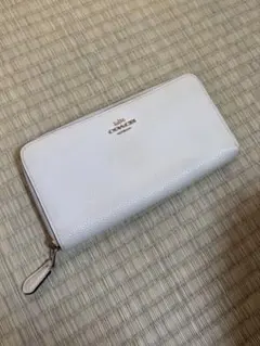 COACH コーチ 長財布 ホワイトレザー