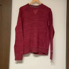 【Champion】チャンピオン スウェット 赤 Sサイズ クルーネック ロゴ