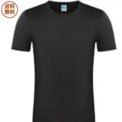 【新品】黒 半袖Tシャツ Lサイズ シンプルデザイン 男女兼用 カジュアル