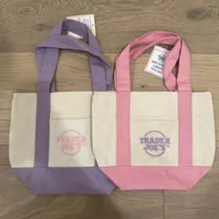 TRADER JOE'S ミニキャンバストートバッグ2個セット