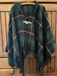 Samansa Mos2 フード付きポンチョ