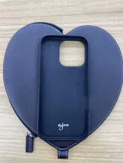 【美品】ajew ハート型 ブラック iPhone16pro