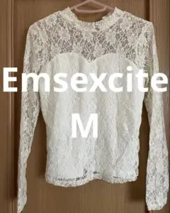 Emsexcite レース長袖シャツ M