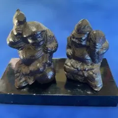 難あり 中国伝統美術工芸品 石湾陶器 八仙人 陶器豆人形 細密細工