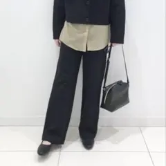 UNIQLO U ユニクロ M ジャージーリラックスストレートパンツ レディース