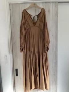 ETRÉ TOKYO ワンピース リネンボリュームマキシドレス tado