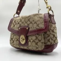 COACH コーチ　レガシー　y2k ワンショルダー　シグネチャー　キャンバス