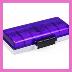 新品✨メザスタケース メザスタトランク 大容量 最大36枚収納　紫
