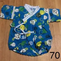 ミッキーマウス 甚平 ロンパース