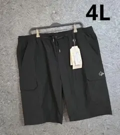 新品未使用　men's4L　LOGOS DAYSカーゴハーフパンツ ストレッチ