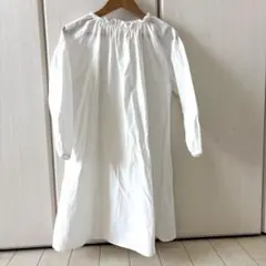 アプレレクール　ふんわり☘️ワンピース　白　130