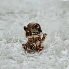PANDORA パンドラ 招き猫 チャーム ローズゴールド