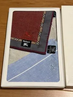 Burberrys バーバリー ハンカチ 3枚セット 箱入り