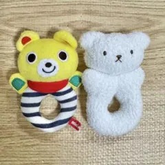 ミキハウス くまさんラトル　テネリータ　リングラトル