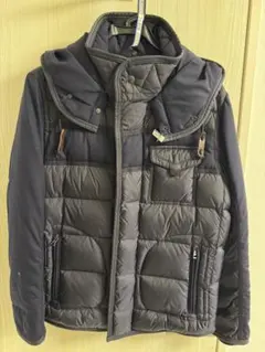 MONCLER ネイビー ダウンジャケット フード付き