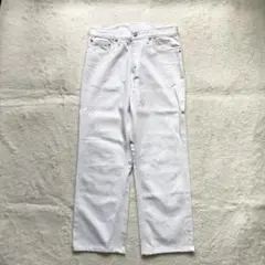 リーバイス　Levi's　533　デニムパンツ　ストレートジーンズ　ホワイト　白