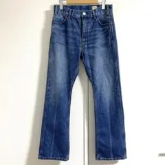 【美品】ヤヌーク フレアデニムパンツ BOW LEG | YANUK ジーンズ