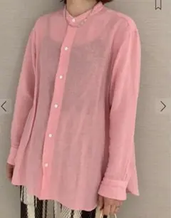 23年 新品 定価¥26,400 ギャルリーヴィー リネン シャツ - メルカリ