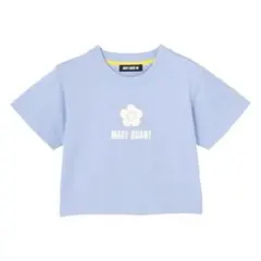 マリークワント mary quant シンプルデイジーロゴクロップド Tシャツ
