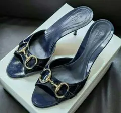 GUCCI GGデニム ホースビット サンダル 38 - メルカリ